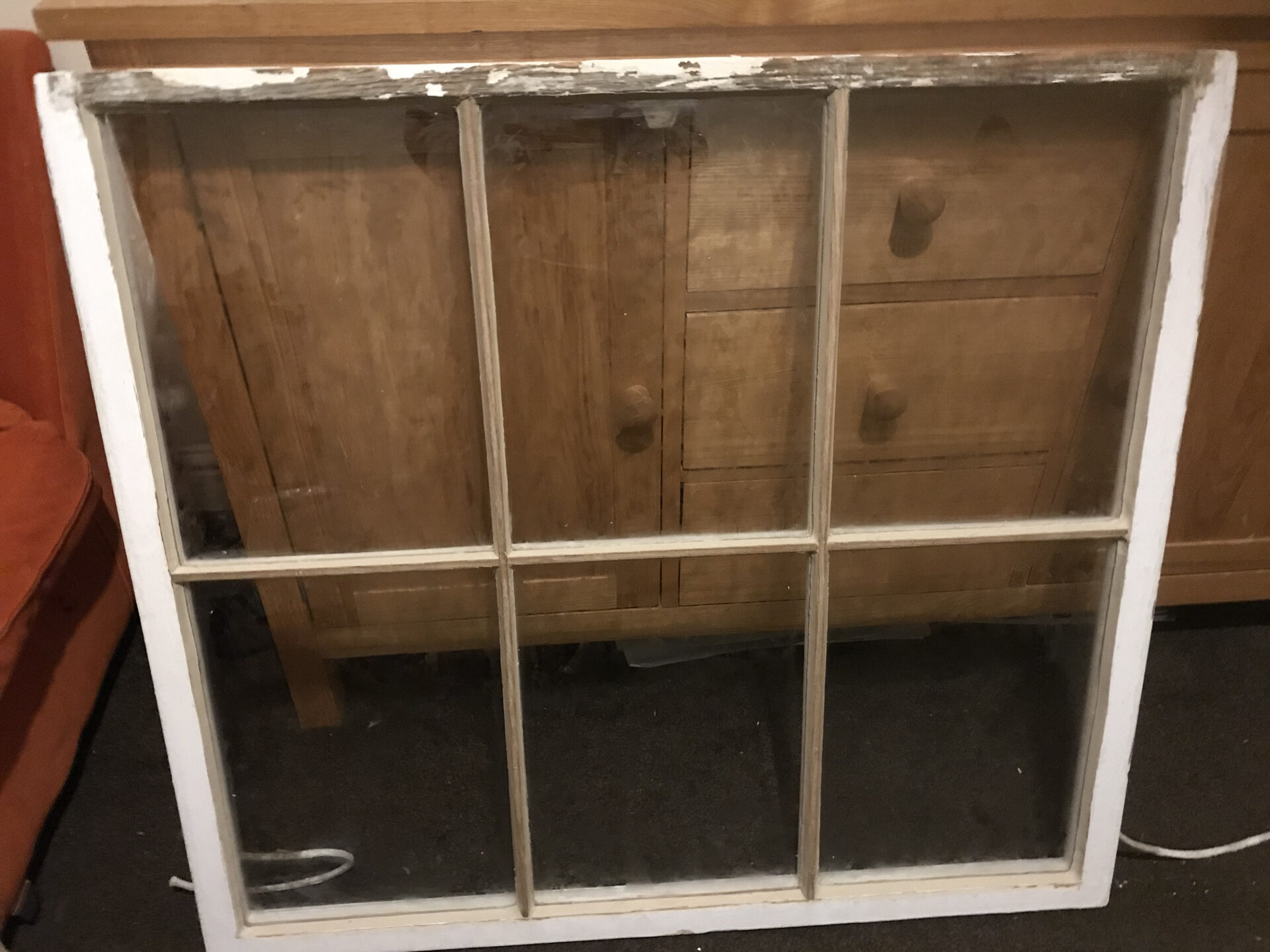 Sash window frame restoration in the workshop